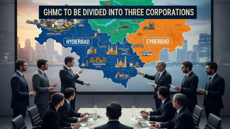 హైదరాబాద్ కు మూడు కార్పొరేషన్లు..(Three Corporations For Hyderabad – Greater Hyderabad Municipal Co...