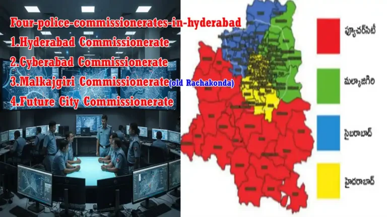 ఫ్యూచర్ సిటి పోలీస్ కమీషనరేట్, హైదరాబాదులో ఇక 4 పోలీస్ కమిష...
