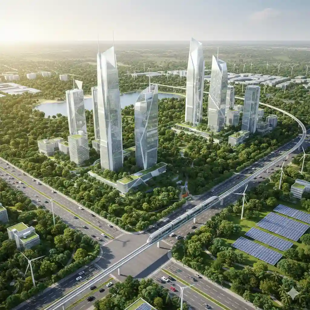 హైదరాబాద్ ఫ్యూచర్ సిటీ లేఅవుట్ — 30 వేల ఎకరాల్లో మెగా నగరం – ...