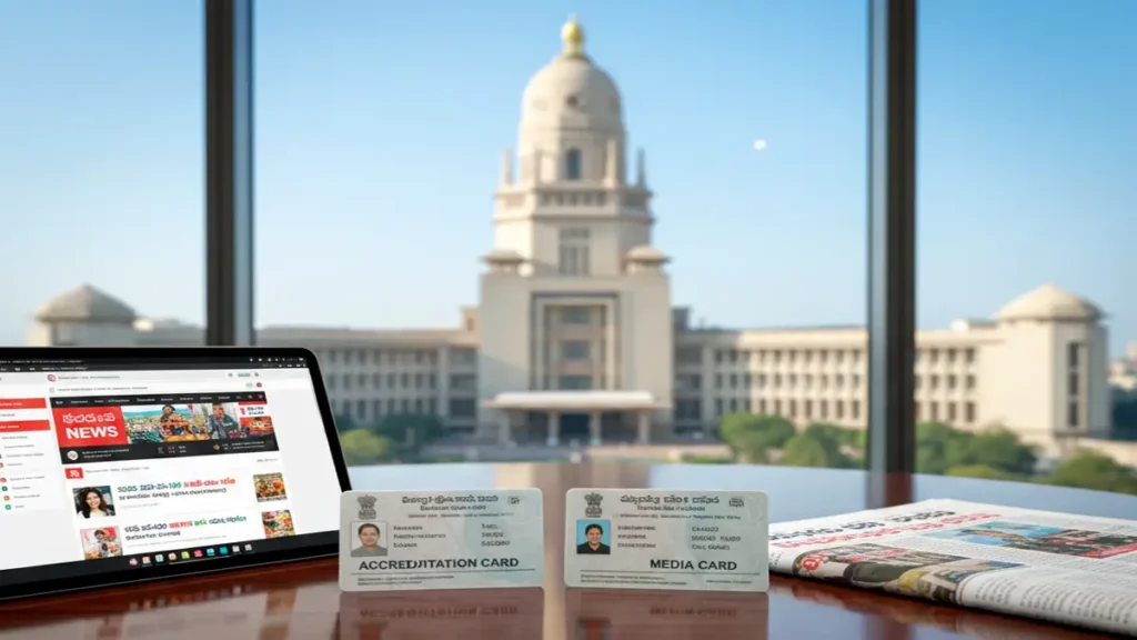 తెలంగాణ ప్రభుత్వం మీడియా అక్రెడిటేషన్ 2025 కొత్త నిబంధనలను విడుదల చేసింది.