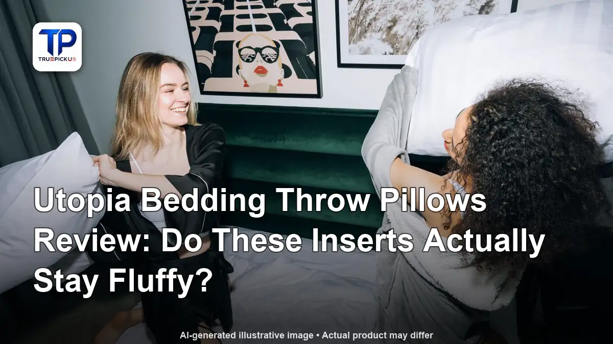 Utopia Bedding Throw Pillows Review – Do These Inserts Actually Stay Fluffy?