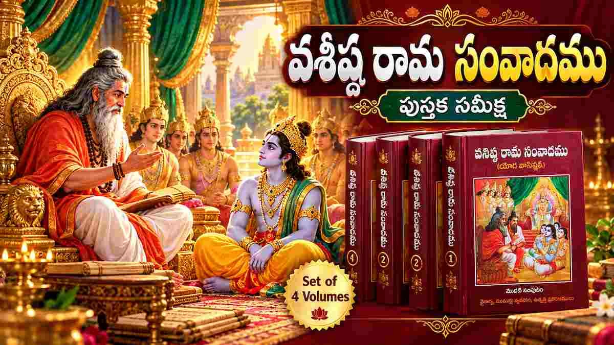 యోగ వాశిష్టం- వశిష్ఠ రామ సంవాదం 4 సంపుటాల పుస్తక సమీక్ష