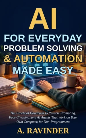 AI for Everyday Problem Solving eBook Cover AI for Everyday Problem Solving & Automation Made Easy – eBook cover by A. Ravinder