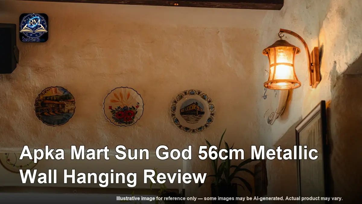 Apka Mart Sun God 56cm Metallic Wall Hanging Review