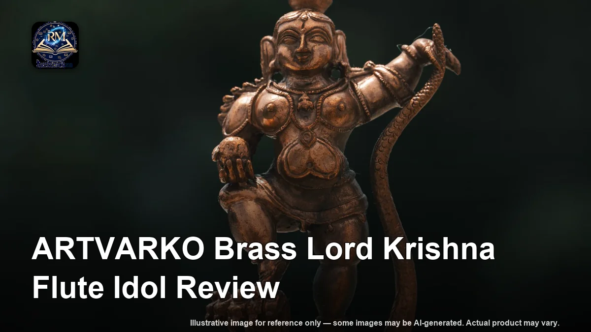 ARTVARKO Brass Lord Krishna Flute Idol Review