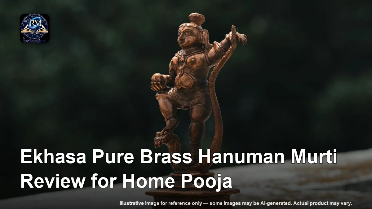Ekhasa Pure Brass Hanuman Murti Review for Home Pooja