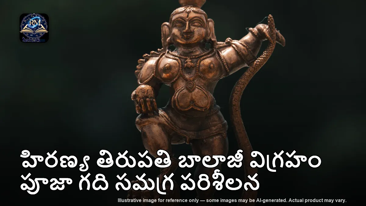 హిరణ్య తిరుపతి బాలాజీ విగ్రహం పూజా గది సమగ్ర పరిశీలన