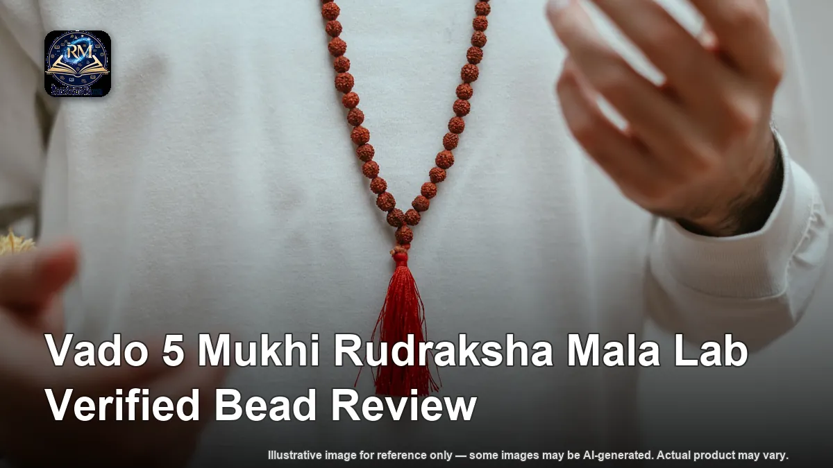 Vado 5 Mukhi Rudraksha Mala Lab Verified Bead Review